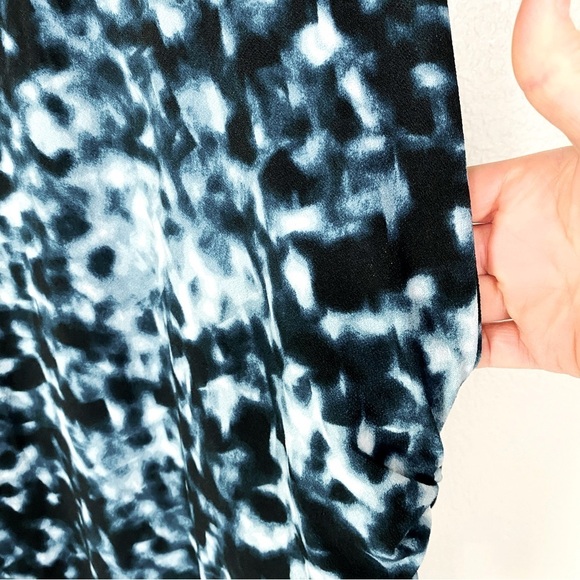 Soma Dark Harbor Crepe Drawcord Sleeveless Maxi Dress Size XL - Picture 6 of 9